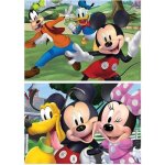 Puzzles en bois 2 x 50 pi�ces : mickey et ses amis