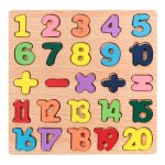 Puzzle en bois - montessori - chiffres colors - jouet ducatif pour enfants 1 - 6 ans