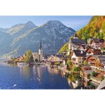 Puzzle castorland 500 pi�ces - hallstatt autriche - paysage et nature