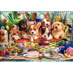 Puzzle - castorland - chiots dessert - 1000 pi�ces - multicolore - 68 x 47 cm