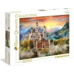 Puzzle chteau de neuschwanstein - clementoni - 2000 pices - architecture et monument