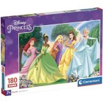 Puzzle - clementoni - super color princesses - 180 pices - couleurs vives -  partir de 3 ans