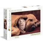 Puzzle - clementoni - cuddles - 500 pi�ces - animaux - enfant 10 ans +