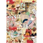 Puzzle compact 1000 pi�ces : livres et �criture