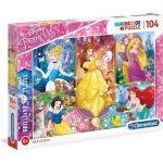 Puzzle disney princesses 104 pièces avec effets brillants - clementoni Puzzle disney princesses 104 pièces avec effets brillants - clementoni