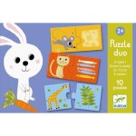 Puzzle duo a table - djeco - animaux - 20 pices - pour enfants de 3 ans et plus