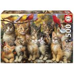 Puzzle - educa - chatons et oiseaux - 500 pièces Puzzle - educa - chatons et oiseaux - 500 pièces