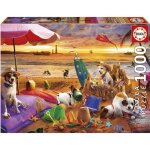 Puzzle - educa - chiens jouant à la plage - 1000 pièces - 68 x 48 cm - À partir de 12 ans Puzzle - educa - chiens jouant à la plage - 1000 pièces - 68 x 48 cm - À partir de 12 ans