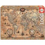 Puzzle - educa - mappe monde - 1000 pices - adulte - voyage et cartes