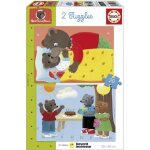 Puzzle - educa - petit ours brun : ensemble de 2 puzzles de 20 pièces pour enfants dès 4 ans Puzzle - educa - petit ours brun : ensemble de 2 puzzles de 20 pièces pour enfants dès 4 ans