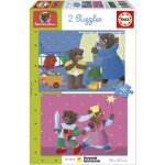 Puzzle - educa - petit ours brun : ensemble de 2 puzzles de 48 pièces pour enfants dès 4 ans Puzzle - educa - petit ours brun : ensemble de 2 puzzles de 48 pièces pour enfants dès 4 ans