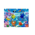 Puzzle enfant animaux de locan - paysage et nature - 40 pices - carton 100%