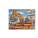 Puzzles pour enfants de chantier de 40 pi�ces - tractopelle