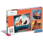 Puzzle enfant - clementoni - le roi lion - lot de 3 puzzles 48 pi�ces - multicolore - fabriqu� en italie ...