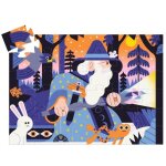 Puzzle enfant - djeco - le magicien au sceptre de cristal - 36 pices - multicolore - garantie 2 ans