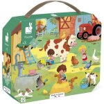 Puzzle une journe  la ferme 24 pices