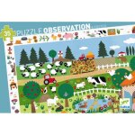 Puzzle la ferme 35 pices - djeco - animaux - mixte - 6 ans et plus