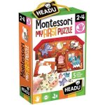Puzzle montessori la ferme - animaux en bois - coordination sensorielle - 24 mois et plus