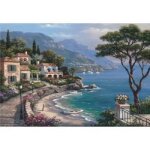 Puzzle paysage et nature - le refuge - 2000 pi�ces - carton - 96 x 66 cm
