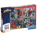 Spider - man 4 puzzles enfant progressifs 12 / 16 / 20 / 24 pieces - super heros homme araignee - des ...