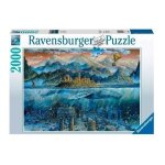 Puzzle ravensburger 2000 pi�ces - sage baleine - animaux