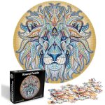 Puzzle rond - lion - 1000 pièces - haute qualité - jeu éducatif - pour enfants Puzzle rond - lion - 1000 pièces - haute qualité - jeu éducatif - pour enfants