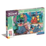 Puzzle stitch 104 pi�ces maxi pour enfants � partir de 3 ans th�me dessins anim�s clementoni
