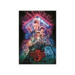 Puzzle stranger things saison 3 1000 pieces 50x70cm - collection serie tv film affiche - set puzzle adulte ...