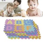 Puzzle tapis bb en mousse dalles en mousse tapis de jeu lettres chiffres 36pcs (15. 5 * 15. 5cm)