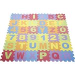 Jouet �ducatif - puzzle tapis mousse alphabet et chiffres - 36 dalles - int�rieur
