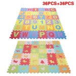 Puzzle tapis mousse lettres et chiffres + basic animaux