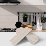 Pvc adhesive sol bois 12 pi�ces dalles revetement adhesif sol salle de bain imperm�able 10cm x 30cm carrelage ...