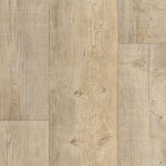 Sol lino - imitation parquet bois blanc vieilli - rouleau de 2m x 4m