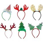Pveath lot de 6 bandeaux de nol serre - tte de nol pre nol bonhomme de neige renne bande de cheveux ...
