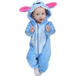 Pyjamaensemble de pyjama dors bien enfantb�b� combinaison hiver forme animal d�guisementbleu - 100cm