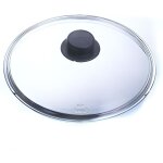 Couvercle en verre 28 cm transparent - pyrex - classic - contemporain - design