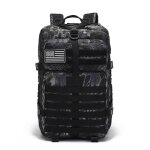 Python noir sac  dos militaire tactique de grande capacit 50l nylon 900d souple tanche pour lextrieu ...