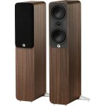 Enceinte colonne - q acoustics - 5040 - bois de rose - 2 voies - technologie c3