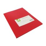 Q - connect porte vues 20 compartiments a4 pour 40 feuilles rouge