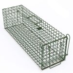 Qianruida piège de capture pour petits animaux 60x16x16cm 1 entrées piège rat cage pour animaux - vert ... Qianruida piège de capture pour petits animaux 60x16x16cm 1 entrées piège rat cage pour animaux - vert ...
