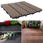Qifashma dalles de terrassepour 1 m� - pour jardin terrasselot de 11( 30 * 30cm) - revetement exterieur ...