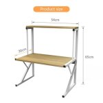 Qifashmameuble etagere organisateur dtagretagre  picessupport four micro - ondes avec 2 niveaux54 ...