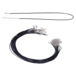 Qiilu cordons de collier cirs 20 pices collier cir cordons suspendus chane pour pendentifs avec fermoir ...