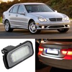 Qiilu clairage de plaque dimmatriculation lampe de plaque dimmatriculation  18 perles r?l led pour ...