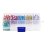 Qiilu fusible de lame 120pcs 5a - 30a assortiment micro mini kit de fusible de lame pour voiture auto ...