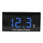 Voltmètre - qiilu - 12v - affichage led clair - résistant à leau - alarme de tension Voltmètre - qiilu - 12v - affichage led clair - résistant à leau - alarme de tension