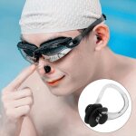 Qiilu pince - nez dentranement pince - nez de protection de sport dentranement en silicone de natation ...