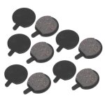 Qiilu plaquette de frein  disque de cyclisme 5 paires l - 02 rsine noire durable muet vtt frein  disque ...