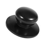 Qiilu poigne de couvercle 2 pcs noir boutons de rechange nouvelles pour couvercle de casserole de batterie ...
