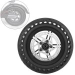 Qiilu roue arrire pneu arrire pices rechange de jeu pneus moyeu roue pour scooter lectrique xiaomi ...